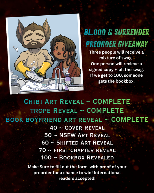 Blood and Surrender - Dark MM Mpreg Vamp x Wolf Omegaverse ~ Releasing Nov 2, 2026